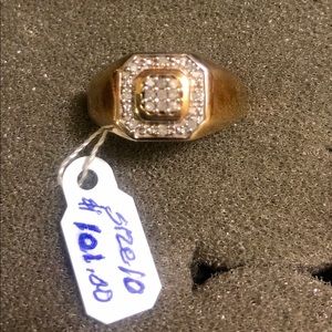 Men’s Gold Diamond Rings